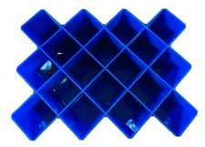 Vintage Copco Honeycomb Spice Rack Organizer 1 Blue Mid Century Modern b