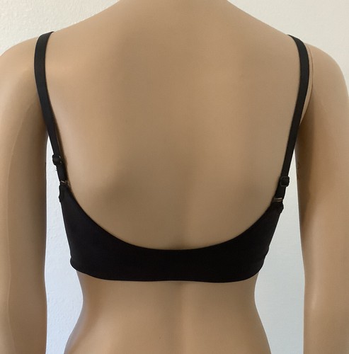 Bralette Skims Esculpido Sin Costuras Medio Ónix/Color Negro Inalámbrico Para Mujer’s - Imagen 9 de 10