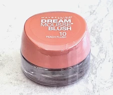 Maybelline Dream Mousse Blush 10 Peach Flush full size sealed    (#ze1