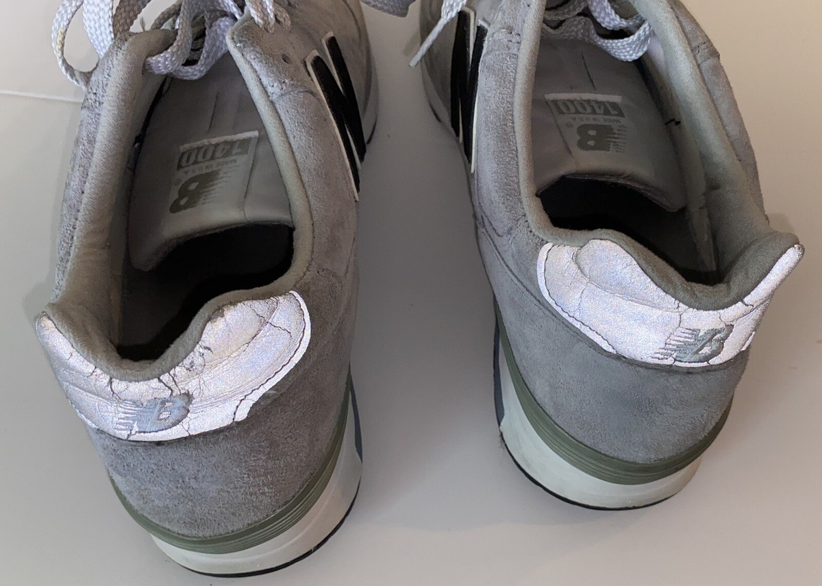 New Balance x J.Crew 1400 Men's Gray Suede Running Shoes New Balance x J.Crew 1400 Men's Gray Suede Running Shoes