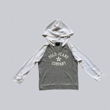 Vintage Ralph Lauren Polo Jeans Co. 67 Children's Grey Hoodie Size L