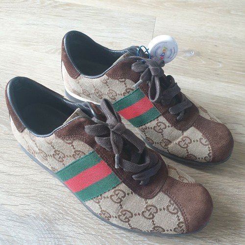 gucci beige trainers