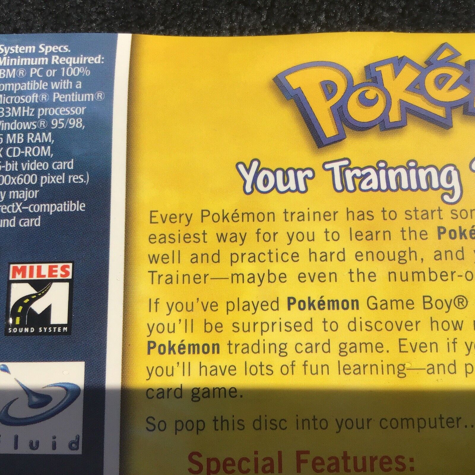 The Original PC Version) Pokemon Play It! Trading Card Game 