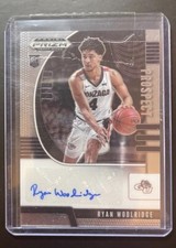 2020-21 Panini Prizm Prospect RYAN WOOLRIDGE Silver Auto Autograph Gonzaga    
