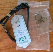 Kittail Pet Supplies Leather Collar NIP Cat Or Smaller Dog