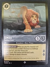 Simba - 192/204 - Super Rare - Into the Inklands - Disney Lorcana 