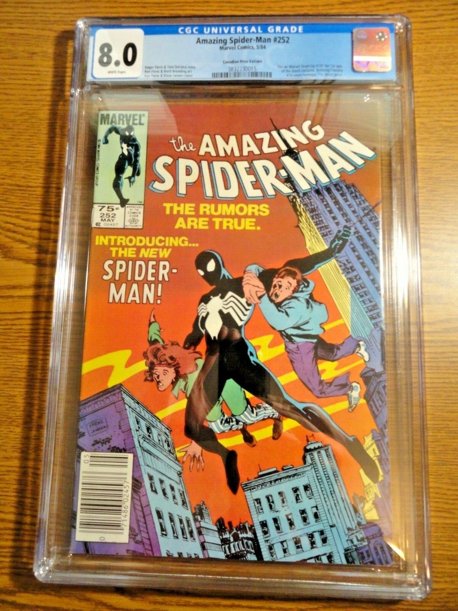 Amazing Spider-man #252 RARE Canadian Price Variant CGC 8.0 Key