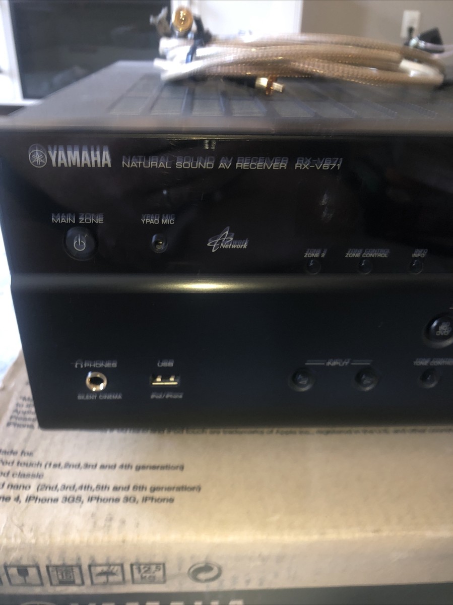 Yamaha RX-V671 7.1 Channel Natural Sound Home Theater AV HDMI