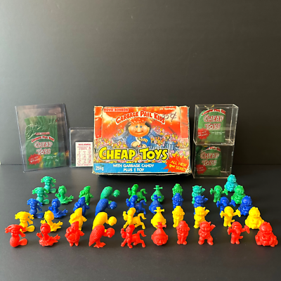RARE GARBAGE PAIL KIDS CHEAP TOYS SERIES 2 COMPLETE MASTER SET 40+