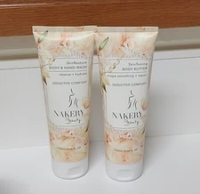 Nakery Beauty Set Body Wash + SkinToning Body Butter Seductive Comfort 3.38 oz 