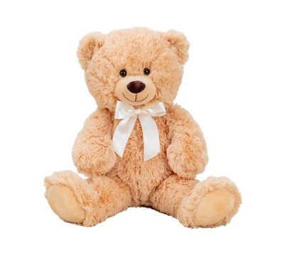 Teddybär Kuschelbär Braun mit Schleife 56 cm groß Plüschbär Kuscheltier