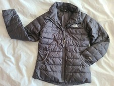 The North Face Girls 550 Down Parka Jacket Size M 10/12 Blue