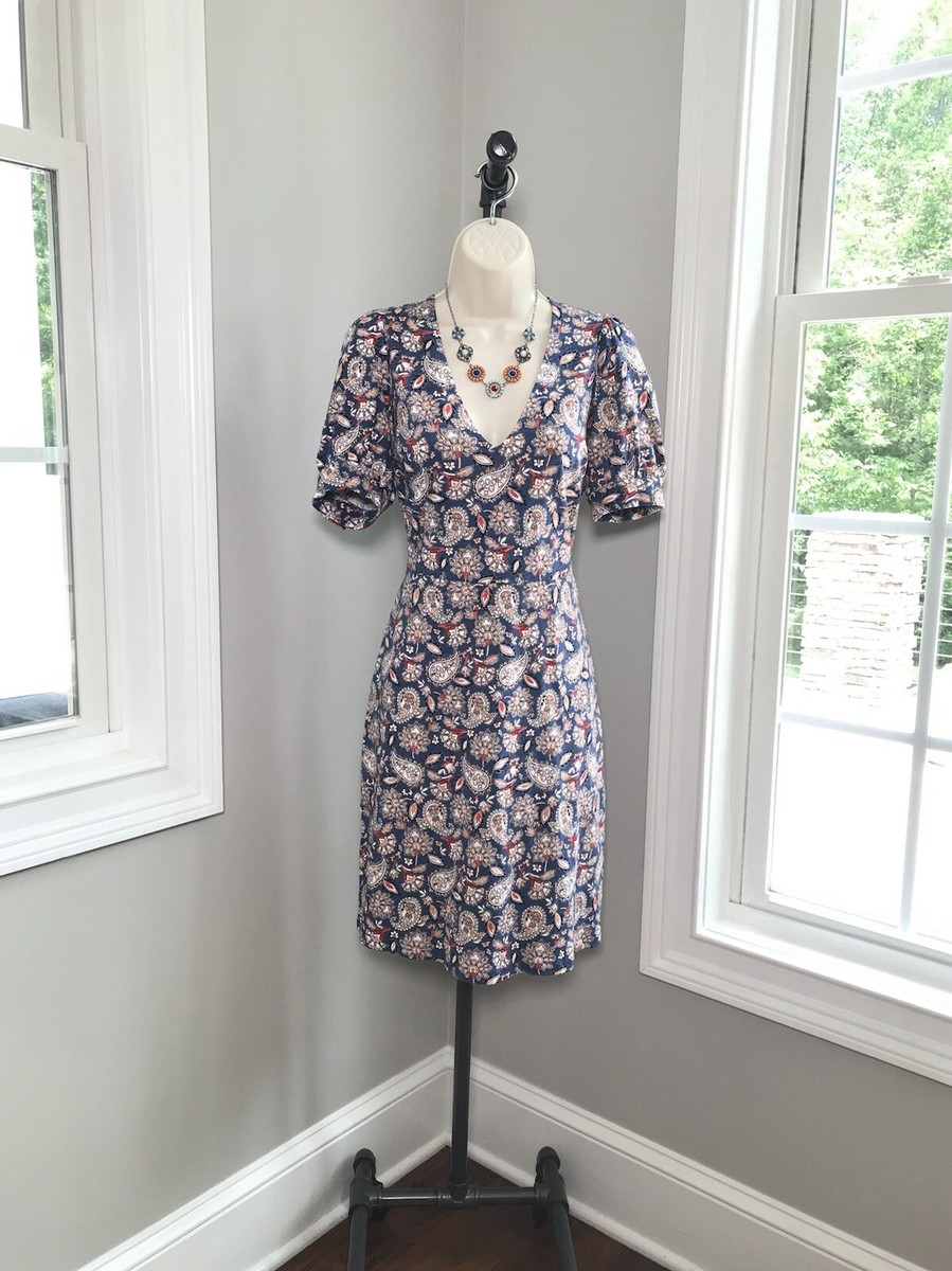 boden blue floral dress Boden Women's Octavia Cotton Dress in White