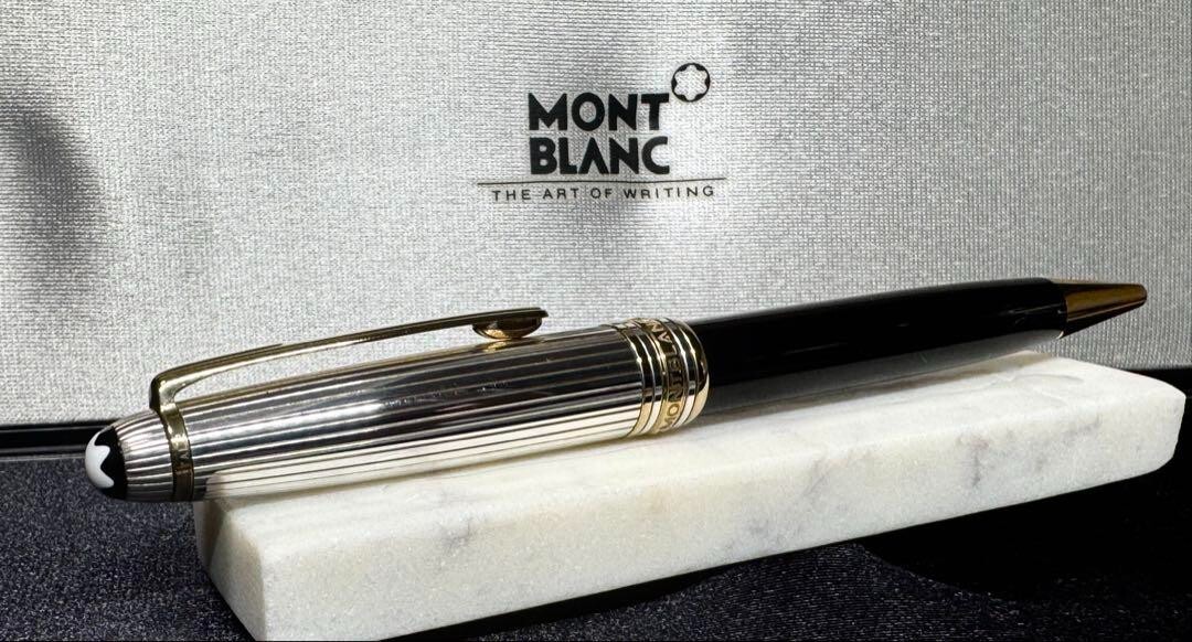 Montblanc Meisterstuck Ballpoint Pen Solitaire Sterling Silver