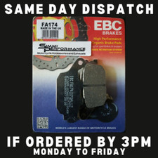 EBC ORGANIC Rear Brake Pads fits Suzuki DL650 V Strom XT ABS 2015 2017 2019 2020