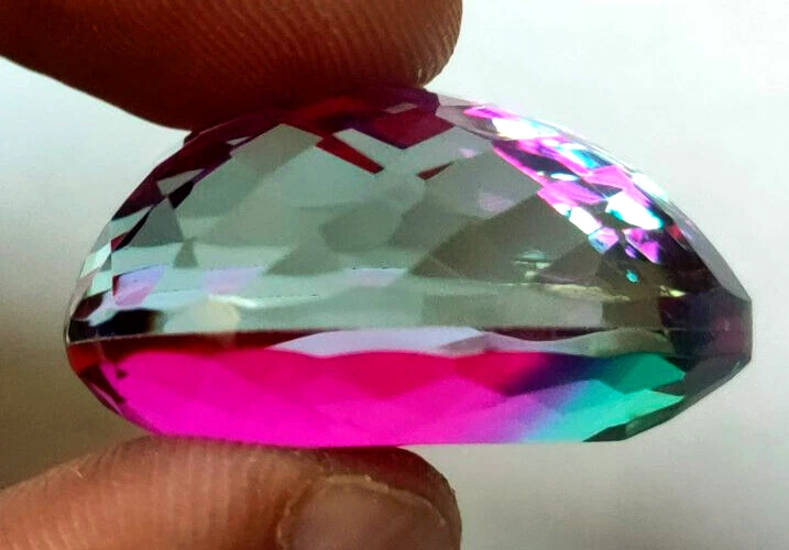 Large Tourmaline 70.40 Ct. Pear Cut Multi-Color Loose Gemstone Gift For Women - Image 3 of 4