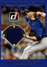 2017 Donruss Diamond Collection Memorabilia #DCJG Jonathan Gray Jersey - BB