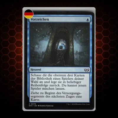 MTG - Portent/Vorzeichen - DSC - Deutsch - NM