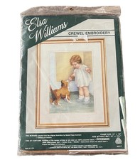 Elsa Williams The Reward Crewel Embroidery Kit Gutmann NIP 00317 Puppy