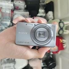 Good SONY Cyber shot DSC-WX200 18.2MP 10x Compact Digital Camera Gray battery