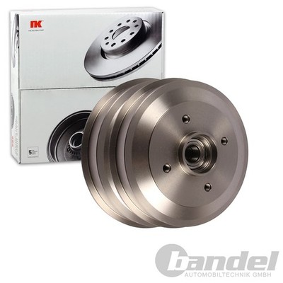 2x NK Ø 203mm BREMSTROMMELN HINTEN passend für CITROËN C-ELYSEE C3 C4 DS3 DS DS