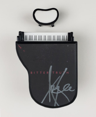 Evanescence Autographed Signed Custom Toy Mini Piano The Bitter Truth ACOA