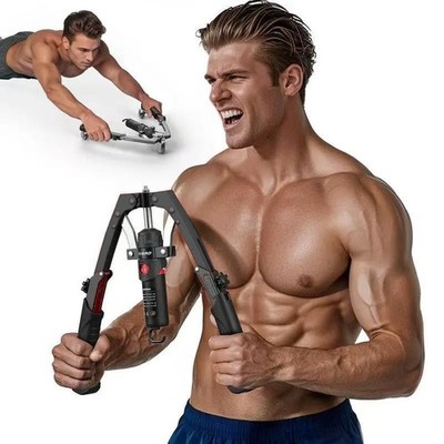 FlyBird Twister Arm Trainer 3 in 1 Hydraulic Power Chest Workout with Ab Roller