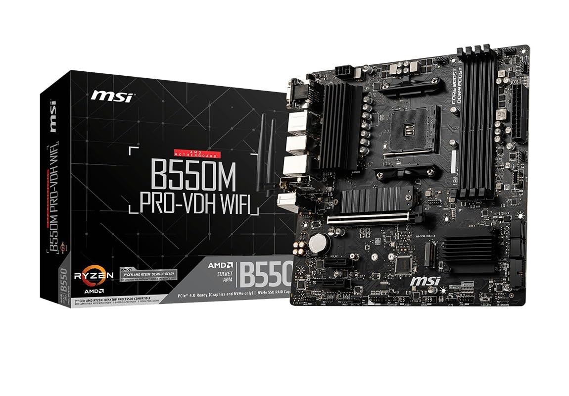 MSI AM4 B550M PRO-VDH WIFI M-ATX