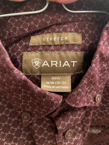 Ariat Button Down Shirt Bundle Size Medium 8-10 Long Sleeve - Picture 12 of 14