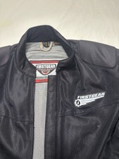 First Gear Mens Motorcycle Hypertex Jacket Bl...