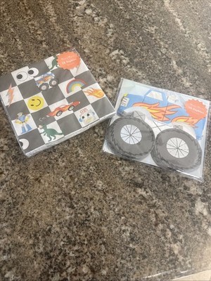 Meri Meri Monster Truck Napkins Party Birthday Boy Set