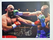 OLEKSANDR USYK signed 16x12" photo original AUTOGRAPH RACC COA Tyson Fury