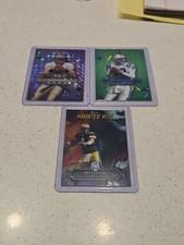 Wild Card Stacked Deck Haunted Hits 3 Card Lot Favre, Manning, Brees HOF /2