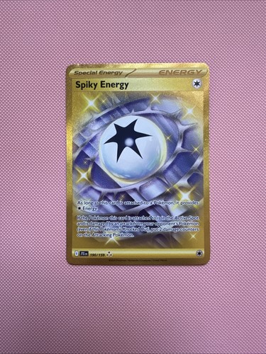 Pokémon TCG Spiky Energy 190/159 Journey Together Hyper Rare Card