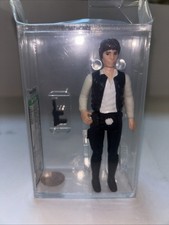 1977 Vintage Star Wars Han Solo loose HK AFA 70 EX  Awesome Figure