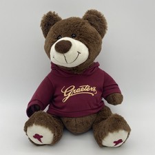 Oso de peluche Graeter's Ice Cream peluche con capucha animal de peluche coleccionable
