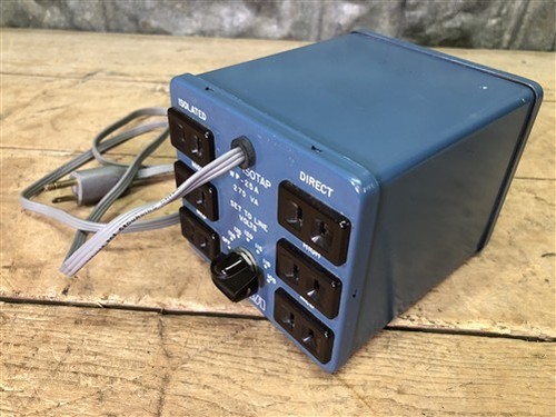 Vintage RCA Isotap WP-25A Isolation Transformer, Variac Line Voltage ...