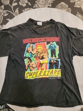 Vintage 1991 WWF Wrestling Superstars Shirt Hulk Hogan 90s Bossman XL 