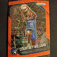2025 Panini Prizm WNBA - Courtney Williams #69 Orange Velocity Prizm - LYNX