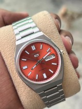 Vintage Seiko 5 Mens Automatic Watch Day/Date 6309 Japan Made