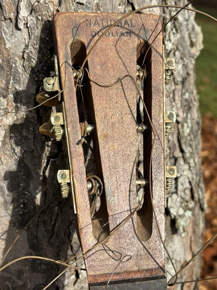 Guitarra National Duolian de 1930 intacta como se encuentra rara Foto 3 de 4