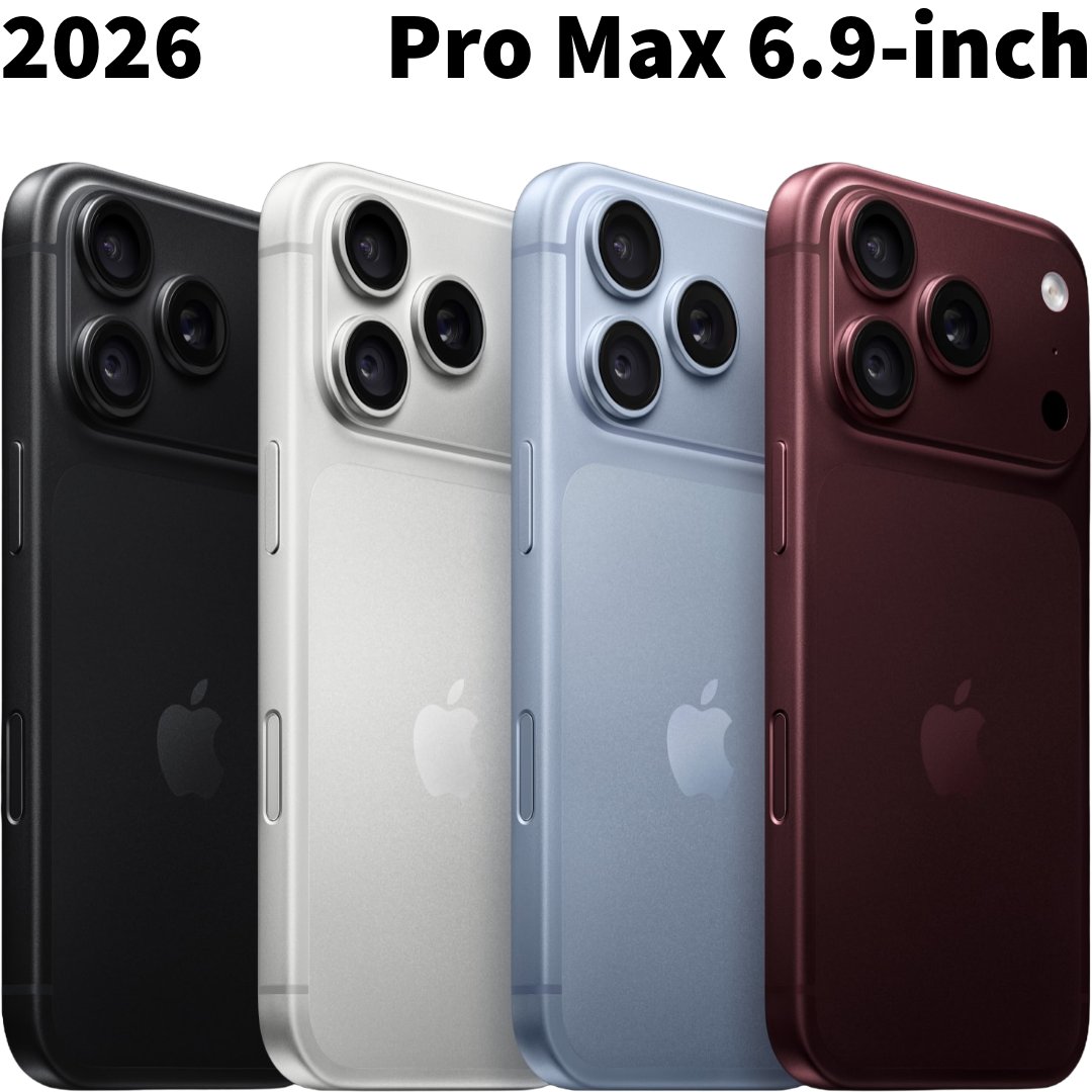 New 2026 Apple - iPhone 18 Pro Max 6.9-inch A3473 USA eSIM