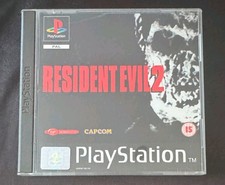 Resident Evil 2 PS1 PlayStation 1 PAL Black Label Complete 2 Disc Manual Capcom