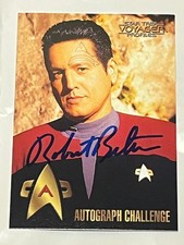 STAR TREK VOYAGER ROBERT BELTRAN SIGNED CARD