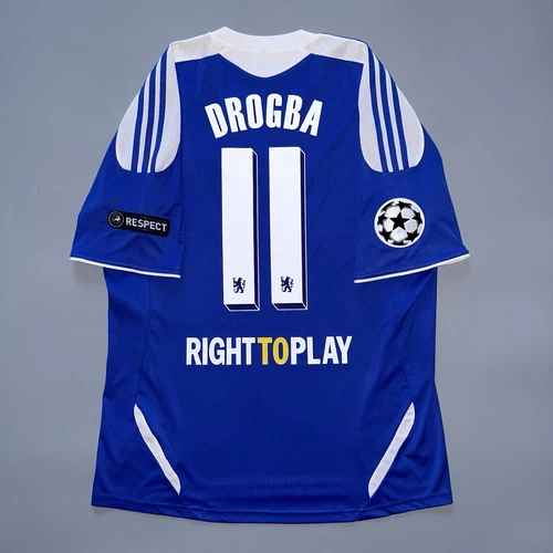CHELSEA ADIDAS 2011/2012 FOOTBALL HOME JERSEY #11 DIDIER DROGBA SIZE “L” V13927