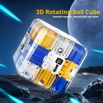 3D Smart Roller Ball Maze Cube For Stress Relief & Development  Logic N3G4