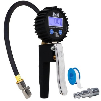 JACO FlowPro 2.0 Digital Tire Inflator Gauge 200 PSI Tire Pressure Gauge
