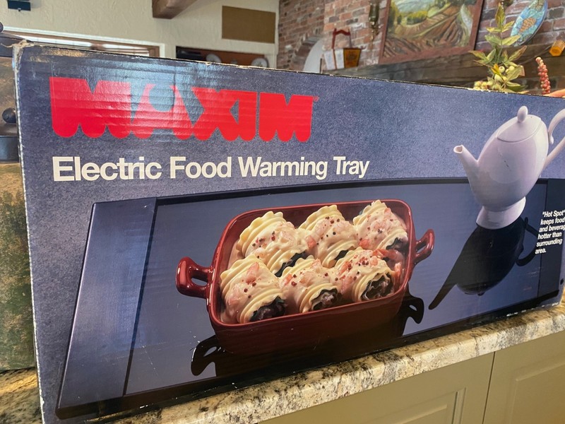 Electric Food Warming Tray   28.5 x 13"
