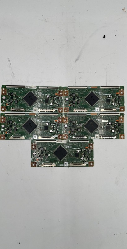 Sharp RUNTK5261TPZH CPWBX T-Con Boards LCD TV For Parts Or Repair Lot Of 5