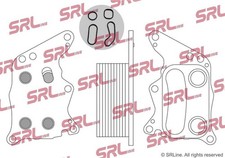 Ölkühler für Peugeot RCZ 3008 5008 508 I 308 II 208 CC 207 SW ab 06->